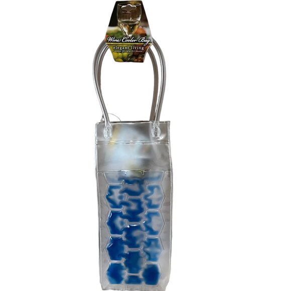 Beverage Chill Bag/ Freeze Tote / SPECIAL THREE FOR $20 /Clear Wine Bag NWT - Picture 11 of 11